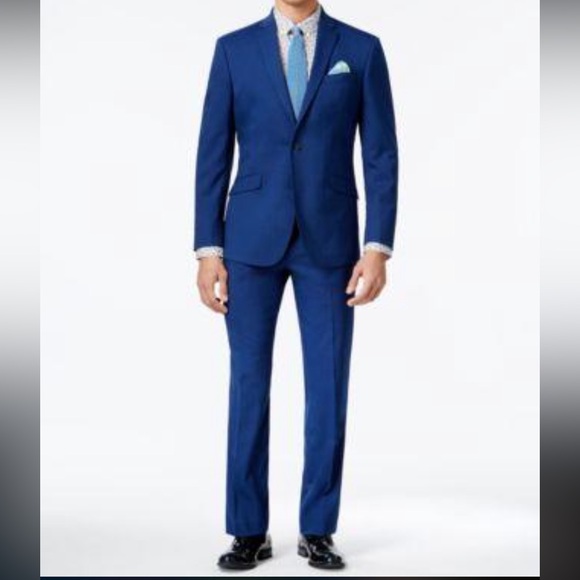 Kenneth Cole Royal Blue Suit - Picture 1 of 5